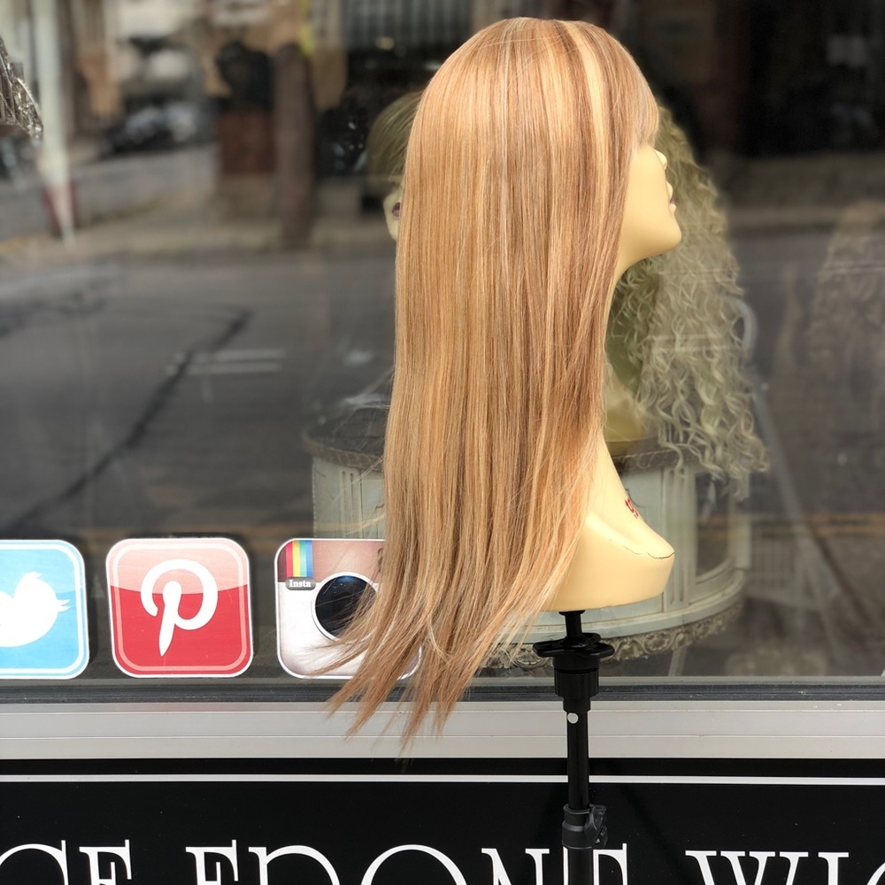 Human hair Bangs Wig 2216 Blonde Mix 2020 - Picture 7 of 8